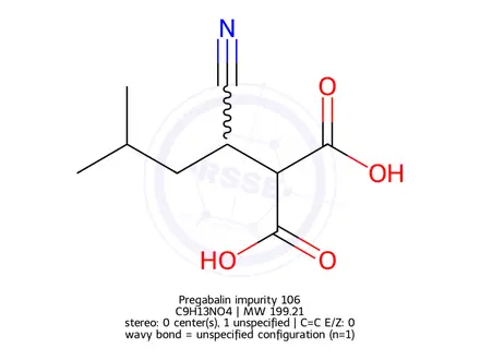 Chemical structure of Pregabalin Impurity 304