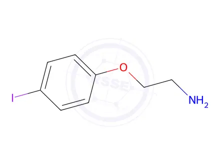 Chemical structure of 2-(4-Iodo-phenoxy)-ethylamine