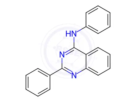 Chemical structure of N,2-Diphenylquinazolin-4-amine