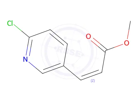 Chemical structure of (Z)-Methyl 3-(6-chloropyridin-3-yl)acrylate