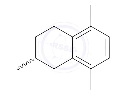 Chemical structure of 1,2,3,4-Tetrahydro-2,5,8-trimethylnaphthalene