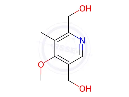 Chemical structure of 2,5-Dihydroxymethyl-4-methoxy-3-methylpyridine