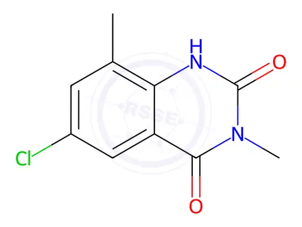 Chemical structure of 6-Chloro-3,8-dimethyl-2,4(1H,3H)-quinazolinedione