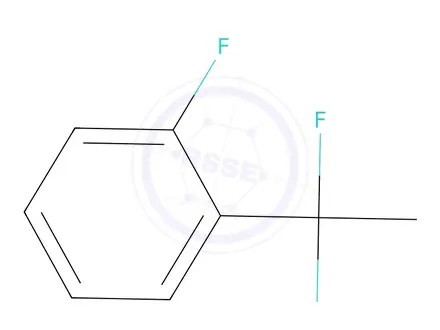 Chemical structure of 1-(1,1-Difluoroethyl)-2-fluorobenzene