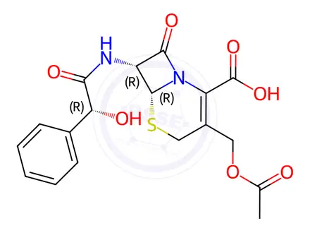 Chemical structure of Cephaloglycin Impurity 10