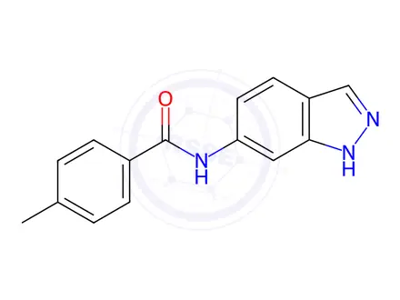 Chemical structure of Benzamide, N-1H-indazol-6-yl-4-methyl-(9CI)