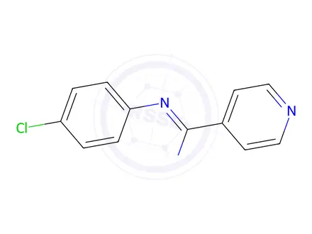 Chemical structure of N-(p-Chlorophenyl)isonicotinamidine