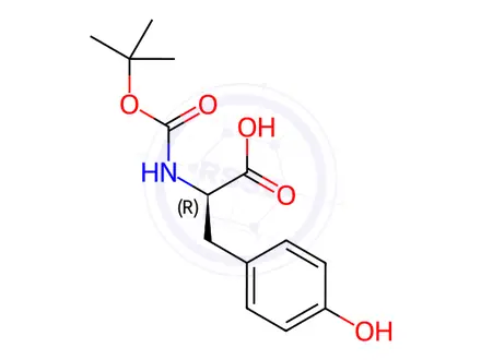 Chemical structure of Boc-D-Tyr-OH