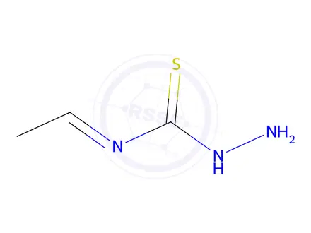 Chemical structure of (1E)-3-amino-1-ethylidene-thiourea