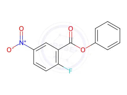 Chemical structure of Phenyl 2-Fluoro-5-nitrobenzoate