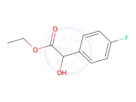 Chemical structure of Ethyl 2-(4-fluorophenyl)-2-hydroxyacetate