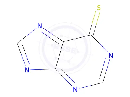 Chemical structure of 6H-Purine-6-thione