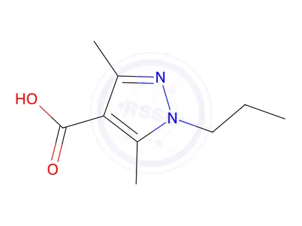 Chemical structure of 3,5-Dimethyl-1-propyl-1h-pyrazole-4-carboxylic acid