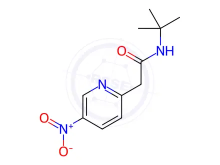 Chemical structure of N-(tert-Butyl)-2-(5-nitropyridin-2-yl)acetamide