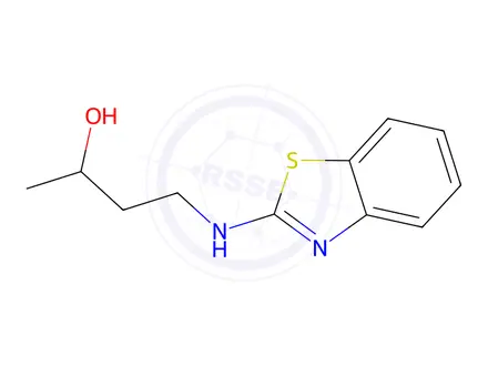Chemical structure of 4-(Benzo[d]thiazol-2-ylamino)butan-2-ol