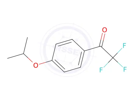 Chemical structure of 2,2,2-Trifluoro-1-(4-isopropoxyphenyl)ethan-1-one