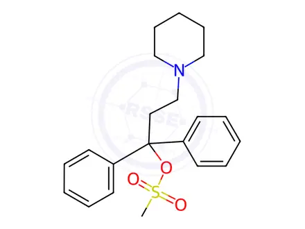 Chemical structure of Pridinol Mesilate