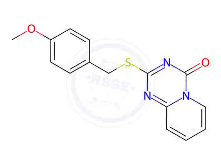 Chemical structure of 2-[(4-METHOXYBENZYL)SULFANYL]-4H-PYRIDO[1,2-A][1,3,5]TRIAZIN-4-ONE