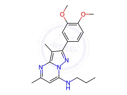 Chemical structure of T-00127-HEV1 Impurity 83