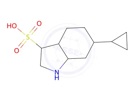 Chemical structure of 6-cyclopropyl-1H-indole-3-sulfonic acid