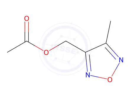 Chemical structure of (4-Methyl-1,2,5-oxadiazol-3-yl)methyl acetate