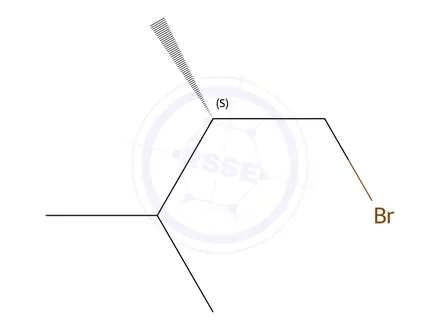 Chemical structure of (S)-1-Bromo-2,3-dimethylbutane