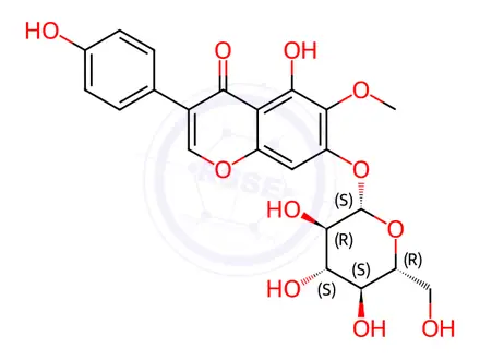 Chemical structure of Tectoridin