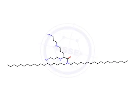 Chemical structure of dioctadecylamidospermine