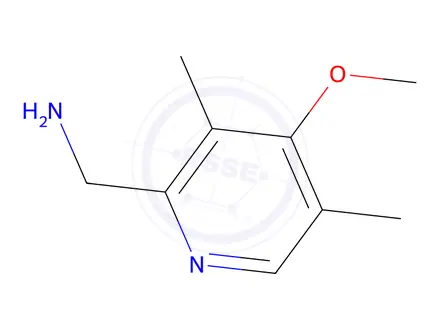 Chemical structure of (4-methoxy-3,5-dimethylpyridin-2-yl)methylamine