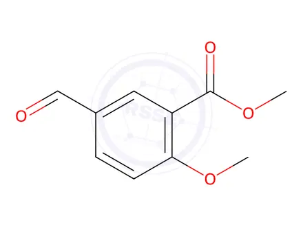 Chemical structure of Methyl 5-Formyl-2-methoxybenzoate