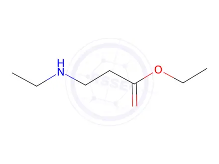 Chemical structure of Ethyl N-ethyl-beta-alaninate