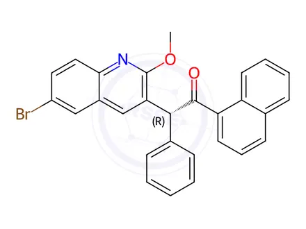 Chemical structure of Bedaquiline Impurity 6