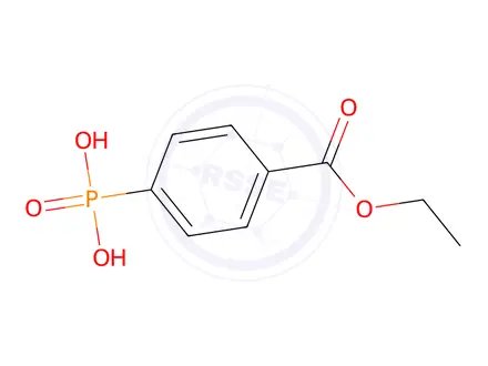 Chemical structure of 4-Phosphonobenzoic Acid 1-Ethyl Ester