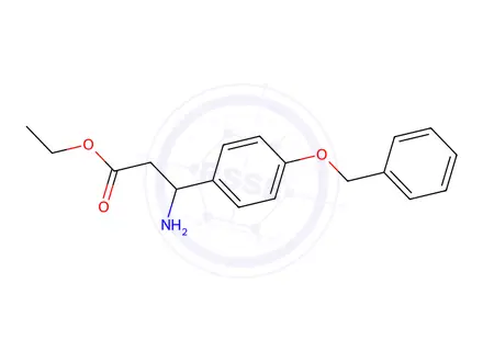 Chemical structure of Ethyl 3-Amino-3-[4-(benzyloxy)phenyl]propanoate