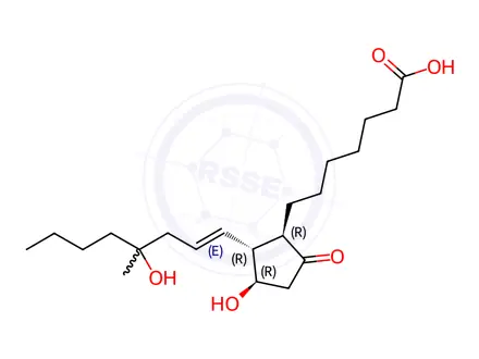 Chemical structure of Misoprostol Impurity 13 (Misoprostol Acid)(Mixture of Diastereomers)