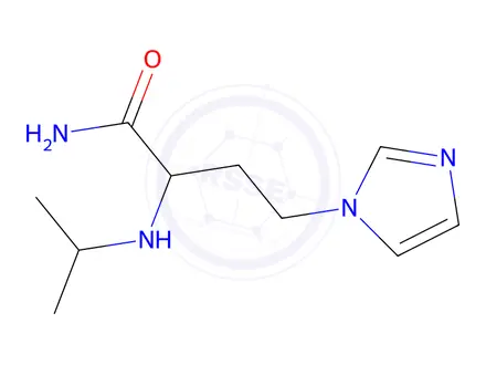 Chemical structure of 4-(1h-Imidazol-1-yl)-2-(isopropylamino)butanamide