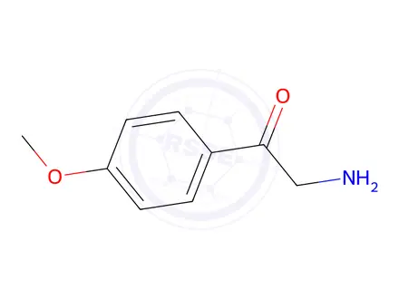 Chemical structure of 2-amino-1-(4-methoxyphenyl)ethanone