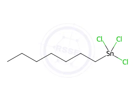 Chemical structure of Trichloroheptyl Stannane