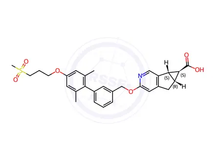 Chemical structure of MK 8666
