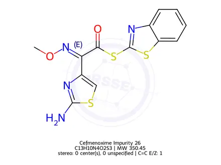 Chemical structure of Ceftizoxime Impurity 74(isomers mixture)