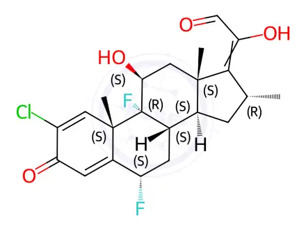 Chemical structure of Halometasone Impurity 9