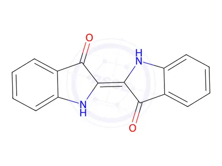 Chemical structure of Indigo