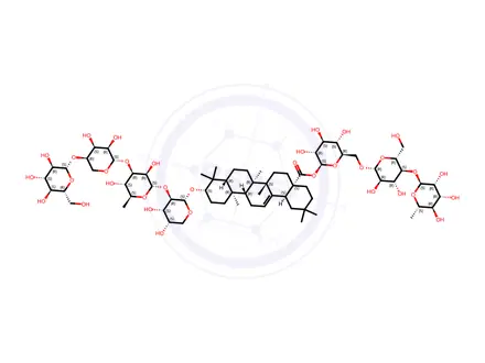 Chemical structure of Clematichinenoside C