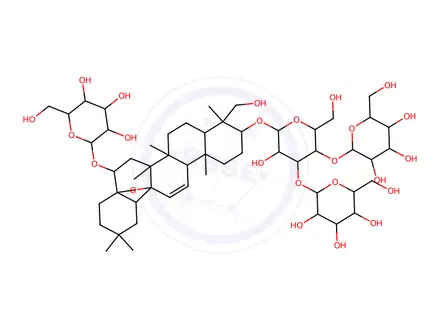 Chemical structure of clinoposaponin VIII
