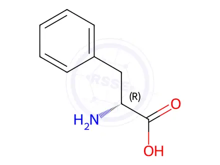 Chemical structure of D-Phenylalanine