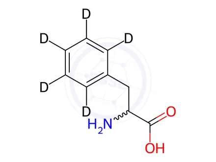 Chemical structure of DL-Phenyl-[D5]-alanine