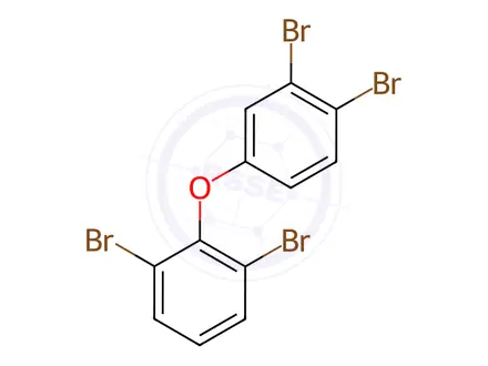 Chemical structure of 2,3',4',6-Tetrabromo-diphenyl ether