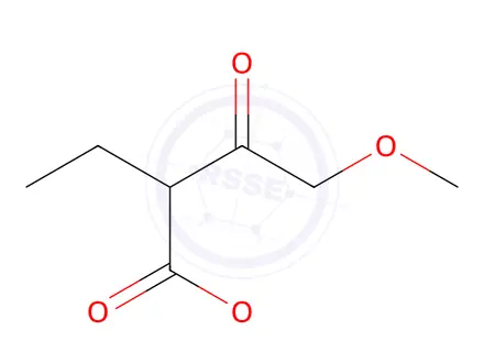 Chemical structure of ethyl 2-ethyl-4-methoxy-3-oxobutanoate