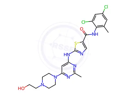 Chemical structure of 4-Chloro Dasatinib