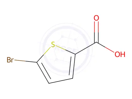 Chemical structure of 5-Bromothiophene-2-carboxylic acid